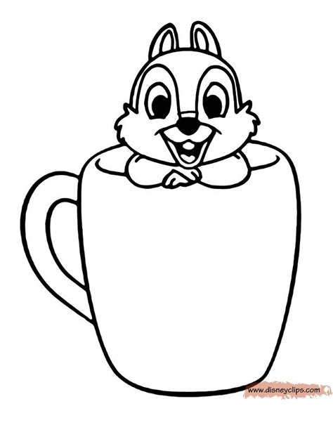 Disney Coloring Pages Christmas Coloring Pages Diy Christmas Ts Christmas Colors Chip N