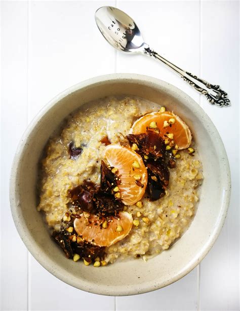 Spiced Orange Date Porridge Oat So Delicious