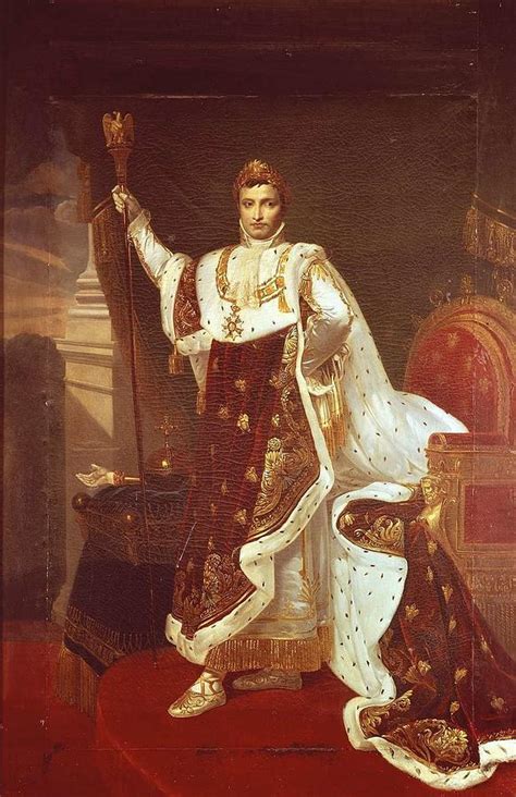 Portrait Of Napoleon I In Coronation Robes Imperator Napoleon I