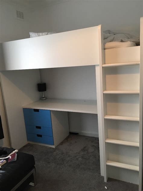 ikea bunk bed  desk  wardrobe   washington blog