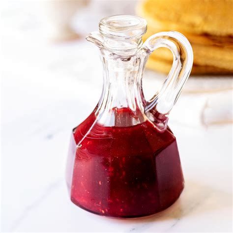 Homemade Raspberry Syrup Heavenly Home Cooking