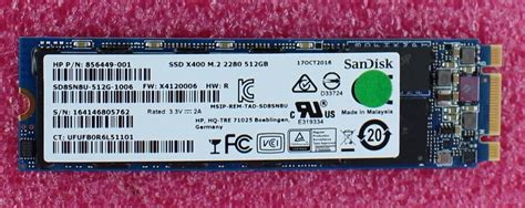 Sd8sn8u 512g 1006 Sandisk 512gb Pcie Nvme M2 Bm Key Ssd Ebay