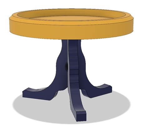 Free 3D file Circular Table 🎲・Design to download and 3D print・Cults