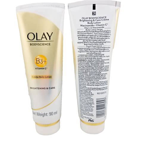 2x Olay Bodyscience B3 Brightening And Care Creme Body Lotion 90ml 3oz