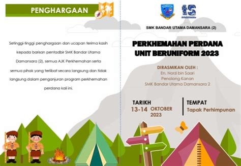 BUKU PROGRAM PERKHEMAHAN PERDANA UNIT BERUNIFORM 2023 G 82371971 Flip