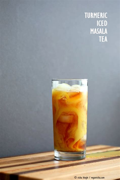 Cardamom Cinnamon Turmeric Iced Tea Vegan Richa Masala Tea Masala