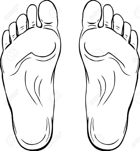 Bottom Of Foot Drawing Np