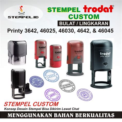 Jual Stempel Trodat Custom Printy Stempel