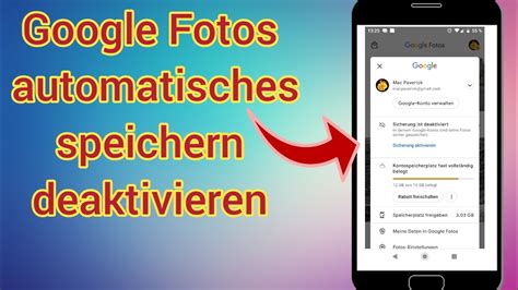 Google Foto Video Synchronisieren Ausschalten Bilder Videos Nicht