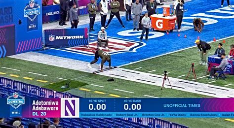 Adetomiwa Adebawore Ran Insane Yard Dash Time At Combine