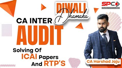 Ca Inter Group 2 Audit Solving Of Icai Papers And Rtp`s For Nov 2022 By