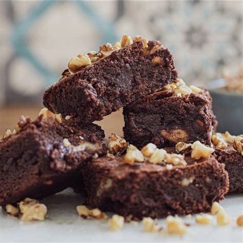 Brownie Esponjoso De Chocolate Y Nueces Con V Deo Receta Receta