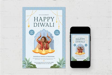 Diwali Festival Flyer Template - BrandPacks