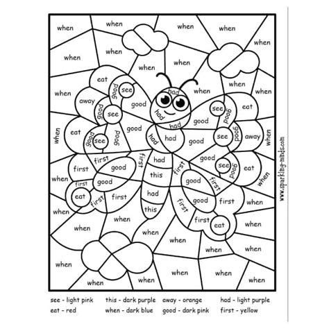 Parts Of Speech Coloring Page E In Parts Of Speech Worksheets