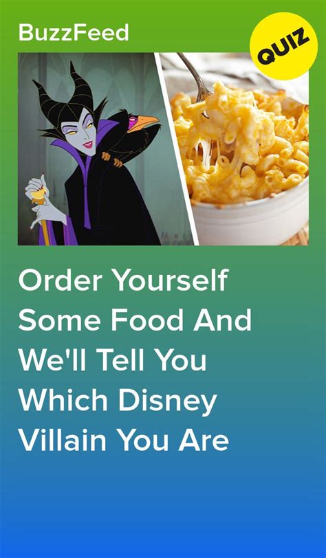 Order An Entire Meal And Well Reveal Which Disney Villain Youre Most