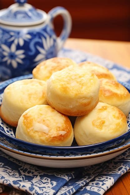 Premium Ai Image Pao De Queijo Savory Delights Of Brazilian Cheese Bread