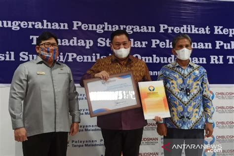 Pemkab Dairi Raih Predikat Kepatuhan Tinggi Standar Pelayanan Publik