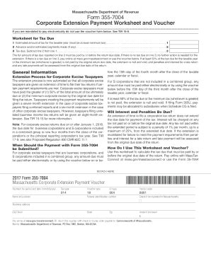 Fillable Online Corporate Extension Payment Worksheet And Voucher Fax