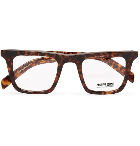 Native Sons Vincent Tortoiseshell Acetate Optical Glasses Tortoiseshell Native Sons