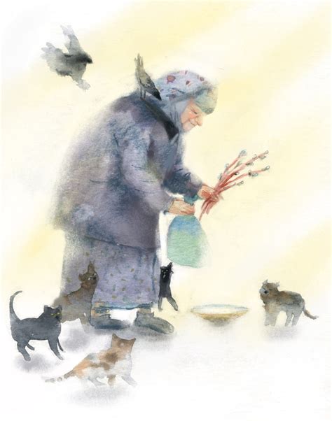 Иллюстрация Вербное в стиле персонажи | Illustrators.ru