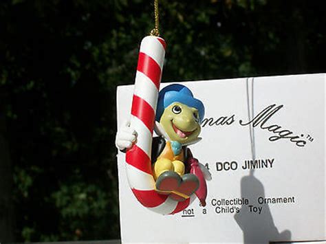 Brand New Grolier Disney Jiminy Cricket Christmas Ornament w/box ...