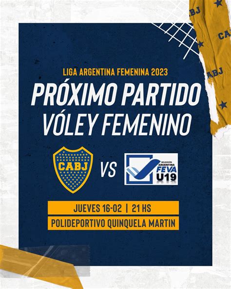 Boca Juniors on Twitter RT BocaVoley 𝗣𝗥𝗢𝗫𝗜𝗠𝗢 𝗣𝗔𝗥𝗧𝗜𝗗𝗢 LAF