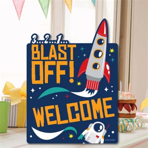 Big Dot Of Happiness Blast Off To Outer Space Party Decor Rocket Ship