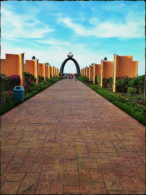 Pathway To Billionth Barrel Monument Seria Belait District Brunei