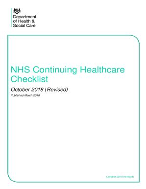 Fillable Online Fillable Online Nhs Continuing Healthcare Consent Form