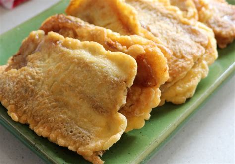 Chinese Lunar New Year Cake Deep Fried Nian Gao With Egg Asian