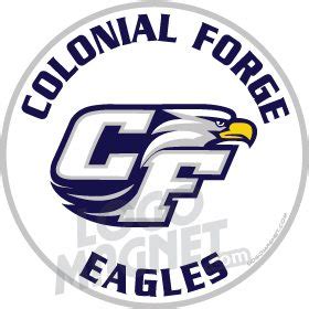 COLONIAL-FORGE-HIGH-SCHOOL-EAGLES.jpg Custom Car Magnet - Logo Magnet