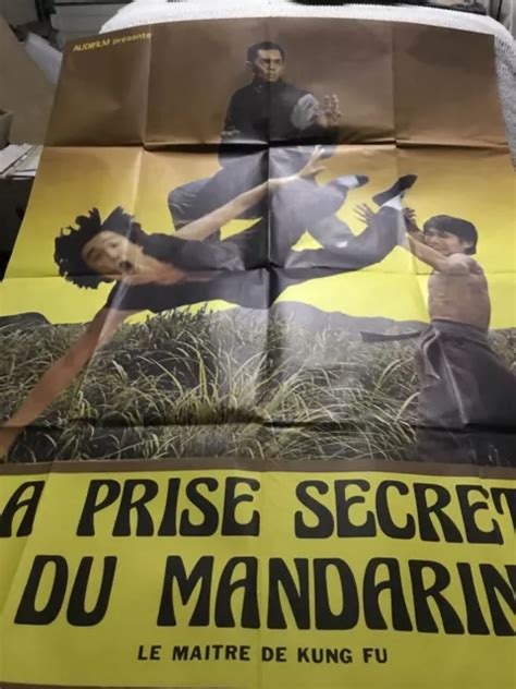 Affiche Cinema La Prise Secr Te Du Mandarin Le Ma Tre Du Kung Fu