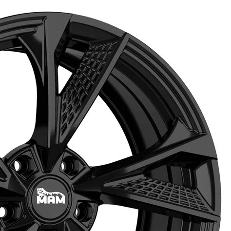 19 Zoll Alufelgen MAM RS6 5x112 Black Painted für MB C Klasse Lim 4