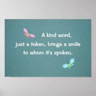 Kind Words Posters | Zazzle