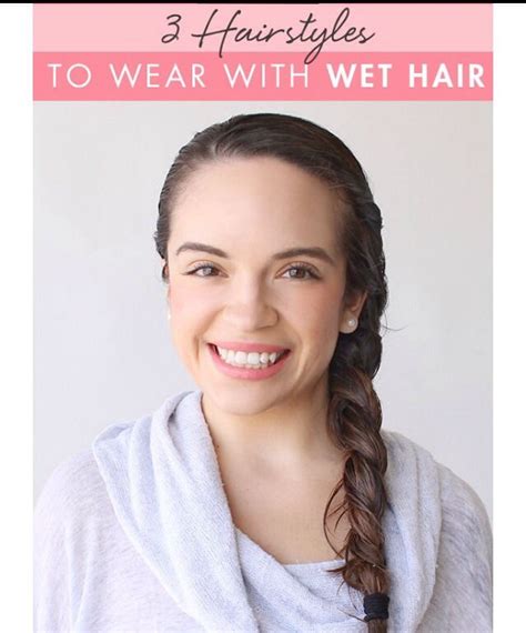 The Easy Hairstyles To Do With Wet Hair For Bridesmaids Best Wedding Hair For Wedding Day Part