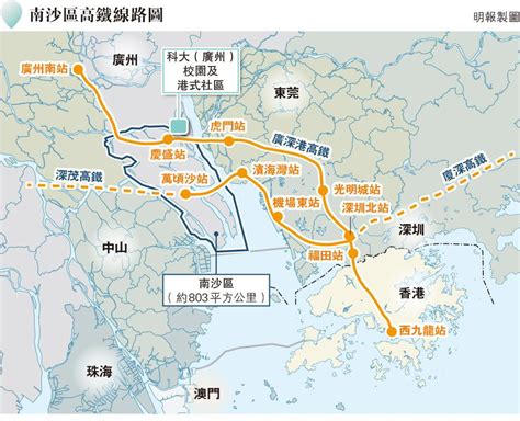 大灣區gba專題：南沙方案頒布百日 搭通海運鐵路航運 南沙灣區中心 學者：未來應跳出廣州 20220919 港聞 每日明報 明報新聞網