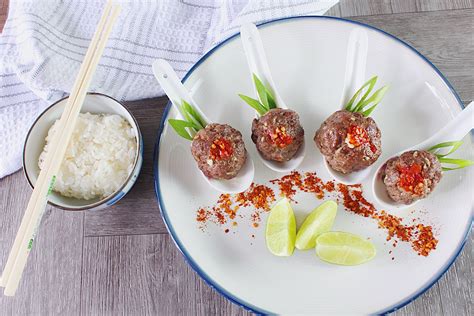 Chinese Spiced Meatballs Wok With Me