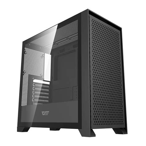 Gabinete Gamer Aigo Darkflash Drx Mesh Mid Tower Lateral De Vidro