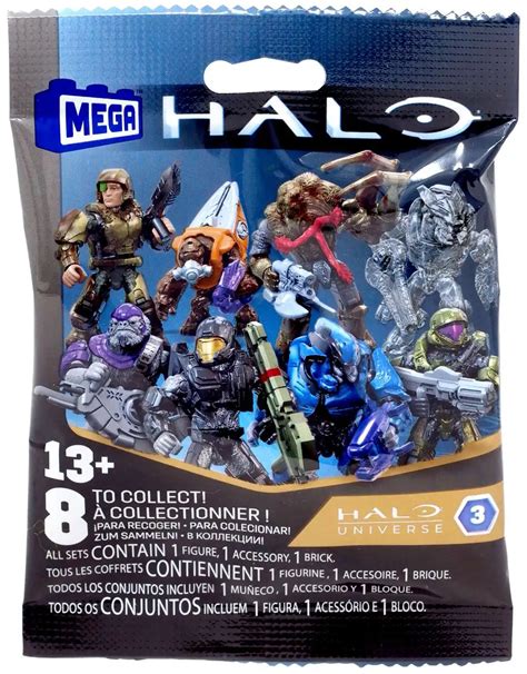 Halo Universe Series 3 Mini Figure Mystery Box 32 Packs Mega Construx Toywiz