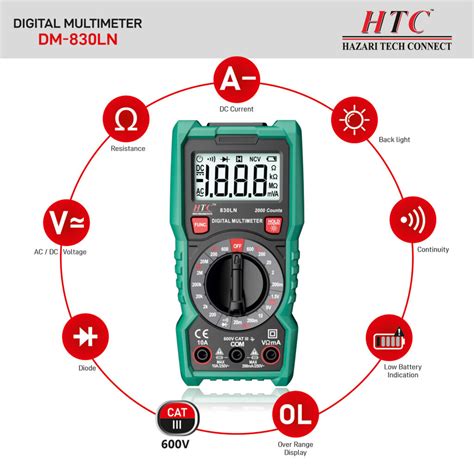 Buy Multimeter Dm Ln Online Now Htc Instrument