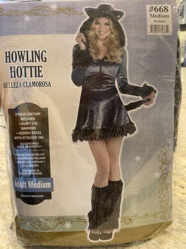 Howling Hotie Costume Adult S M L Xl Ebay