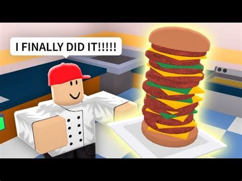 Roblox Cook Burgers Funny Moments Part Youtube