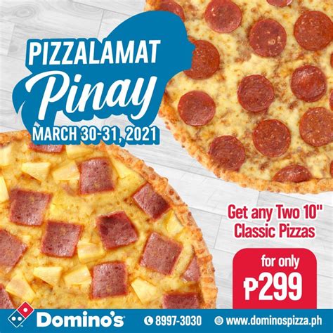 Domino’s Pizzalamat Pinay Promo Manila On Sale