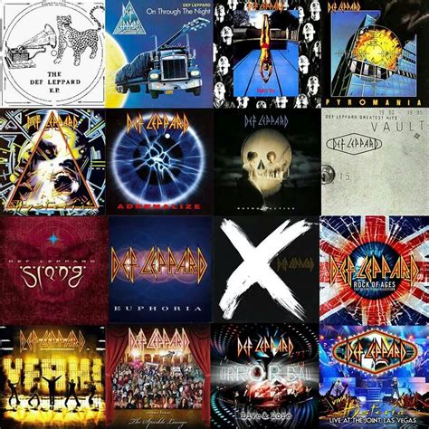 Def Leppard Album Covers Def Leppard Albums Def Leppard Songs Def