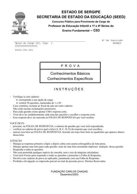 Prova Concursos P Blicos