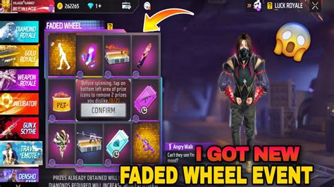 I Got New Faded Wheel Event Free Fire New Event Faded Wheel Event