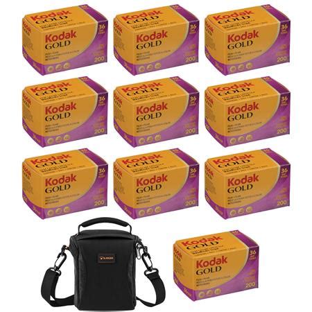 Kodak Kodacolor Gold 200 35mm Color Negative Roll Film 10 Pack With