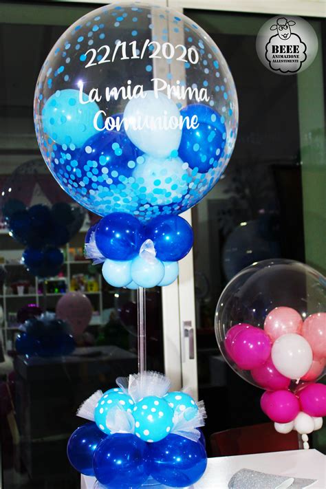 Centrotavola Palloncini Personalizzati Prima Comunione