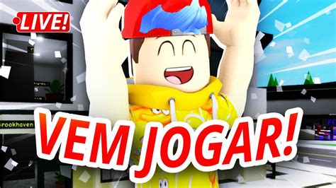 Roblox Ao Vivo Vem Jogar Jogando Brookhaven Rp Nova Atualiza O