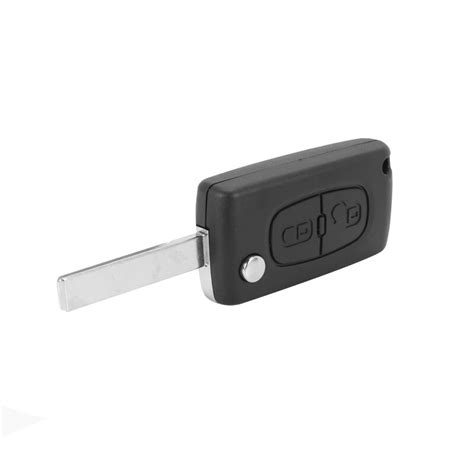 Flip Remote Keyless Key Case Shell For Peugeot S